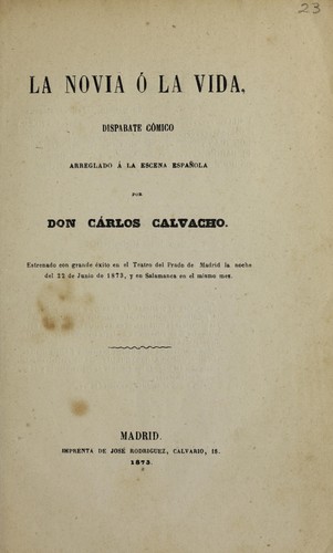 La novia o la vida