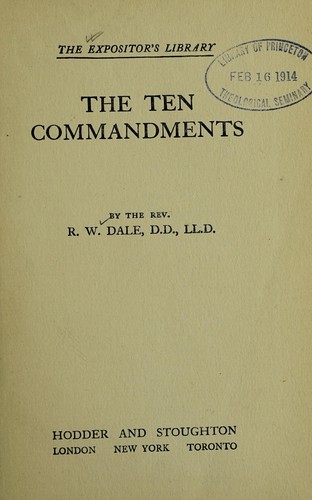 The Ten commandments