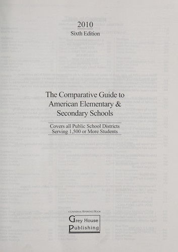 Comparative guide to American elementary & secondary schools