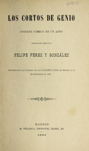 Los cortos de genio
