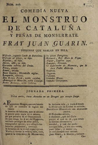 El monstruo de Cataluña y peñas de Monserrate