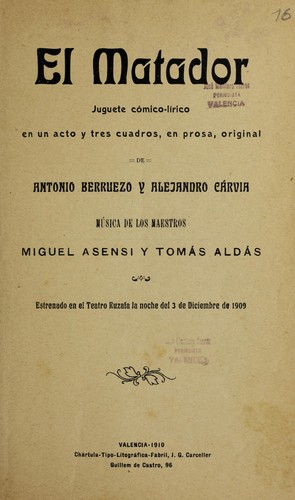 El matador