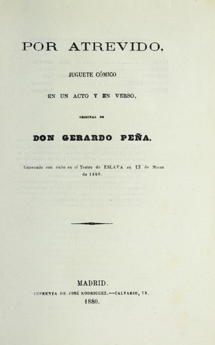 Por atrevido