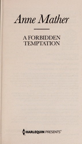 A Forbidden Temptation
