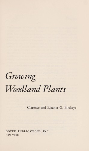 Growing woodland plants