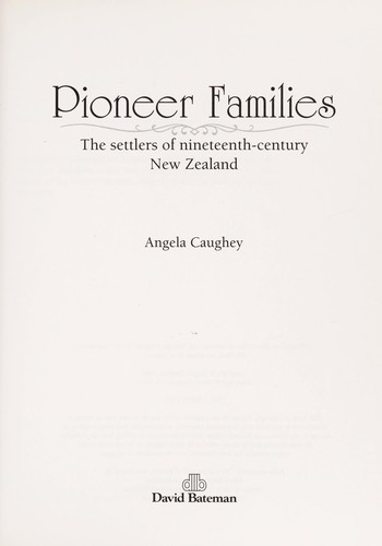 Pioneer families