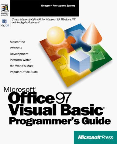 Microsoft Office 97 Visual Basic programmer's guide