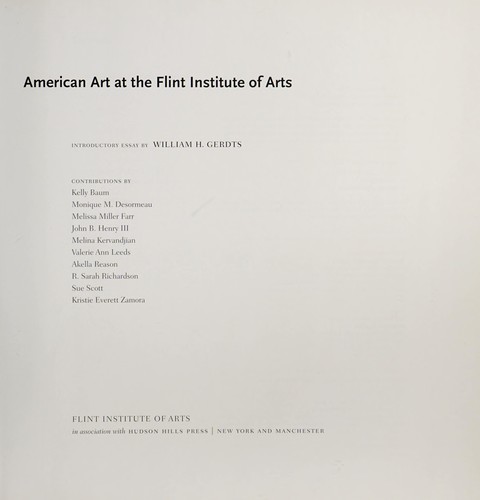 American art at the Flint Institute of Arts
