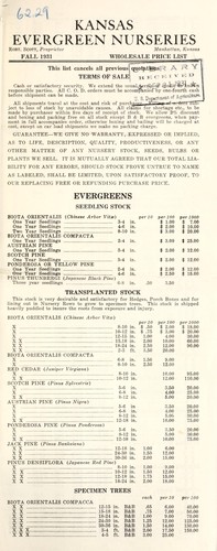 Wholesale price list