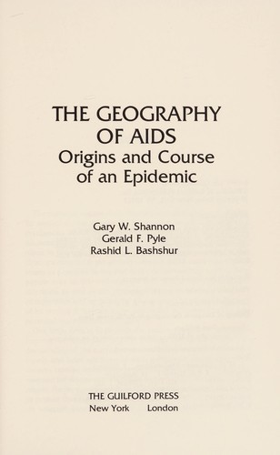 The geography of AIDS