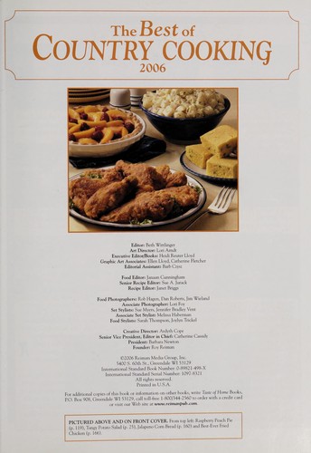 The best of country cooking, 2006