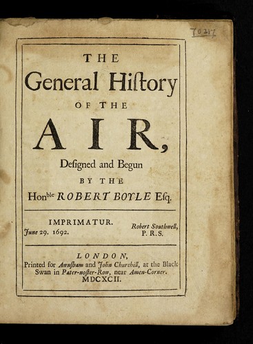 The general history of the air