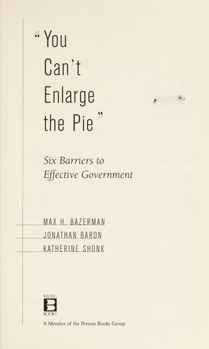 You can't enlarge the pie