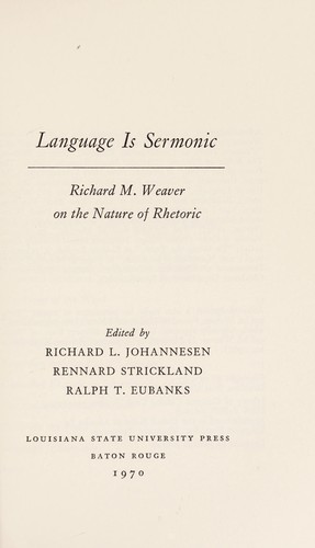 Language is sermonic