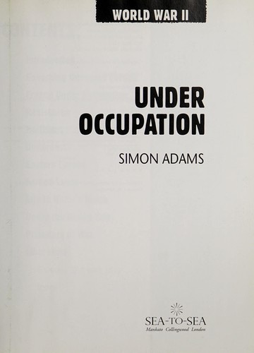 Under occupation