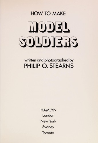 How to make model soldiers