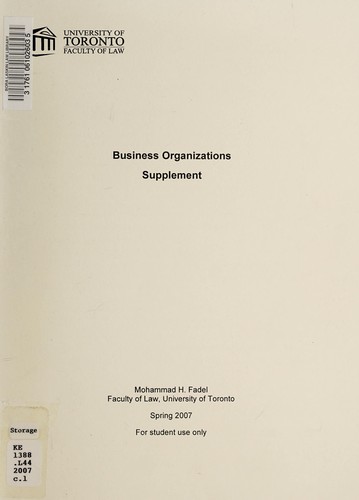 Business organizations
