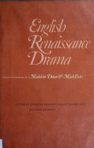 English Renaissance drama