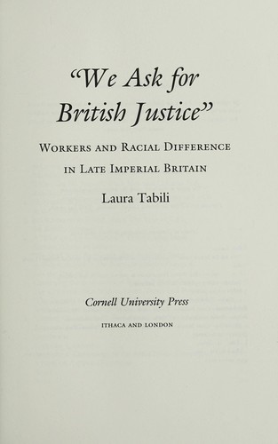 We ask for British justice