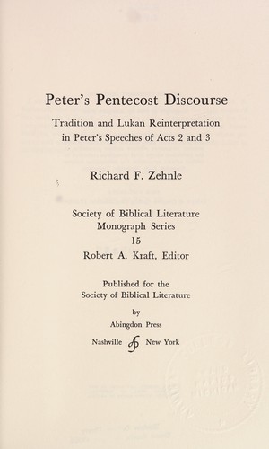 Peter's Pentecost Discourse