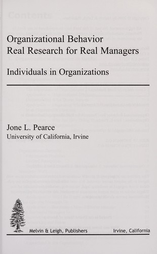 Organizational behavior