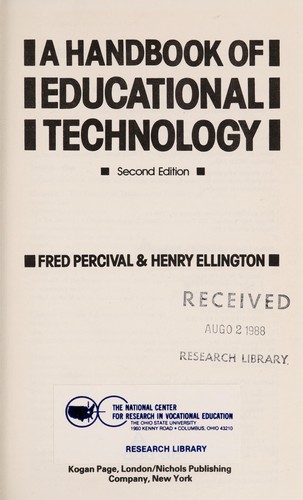 A handbook of educational technology