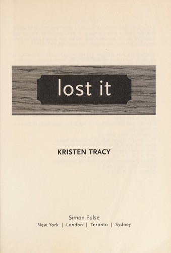 Lost it