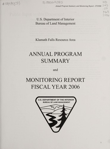 Klamath Falls Resource Area