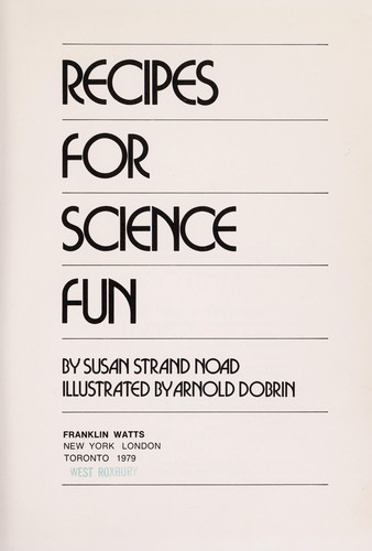 Recipes for science fun