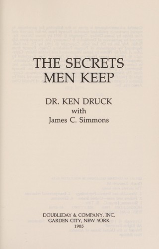 The secrets men keep