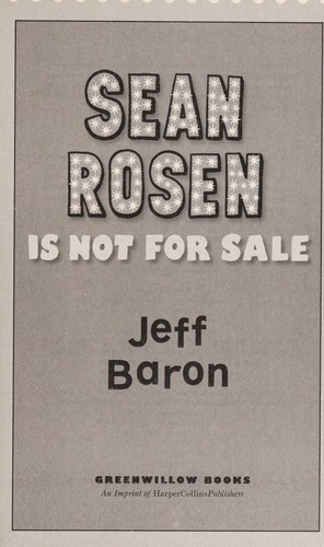 Sean Rosen is not for sale