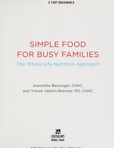 Simple food for busy families