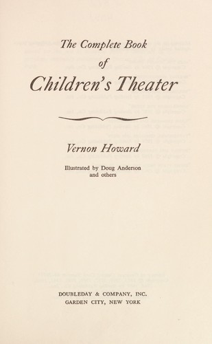 The complete book of children's theater