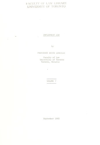 Employment law