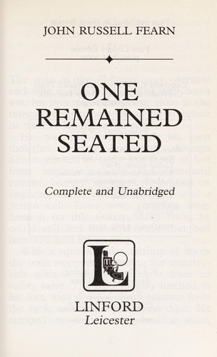 One remained seated