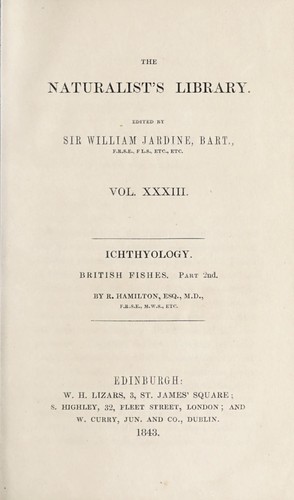 The natural history of British fishes