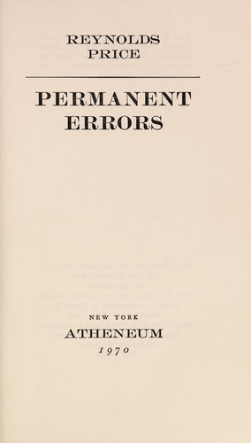 Permanent errors