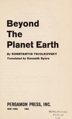 Beyond the planet earth