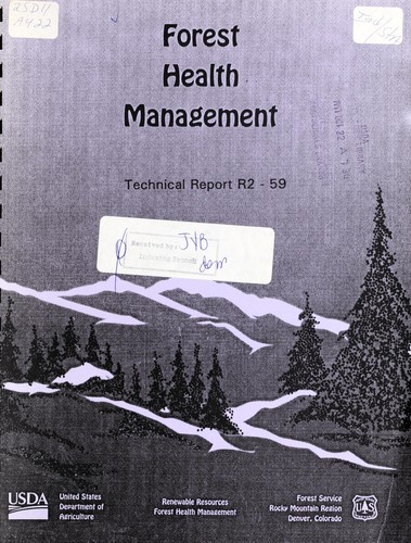 Interpretation of aerial photography of Colorado's Forest Health Monitoring plots 1992-1995