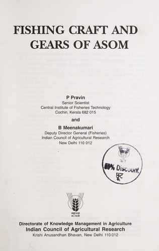 Fishing craft and gears of Asom