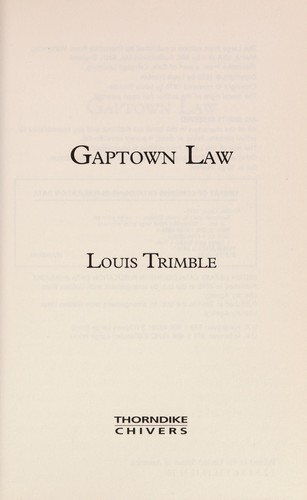 Gaptown law