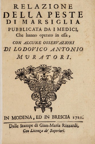 Relazione della peste di Marsiglia pubblicata da i medici, che hanno operato in essa