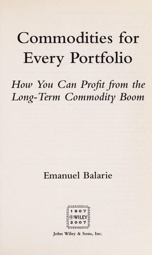 Commodities for every portfolio