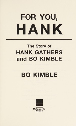 For you, Hank