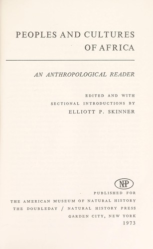 Peoples and cultures of Africa