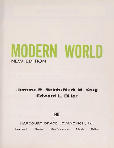 Building the modern world