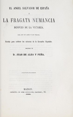 El ángel salvador de España, o, La fragata Numancia después de la victoria