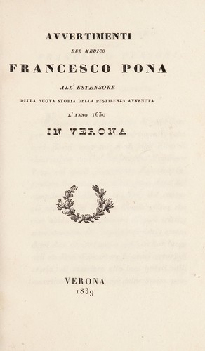 Avvertimenti del medico Francesco Pona