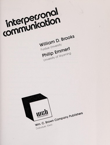 Interpersonal communication