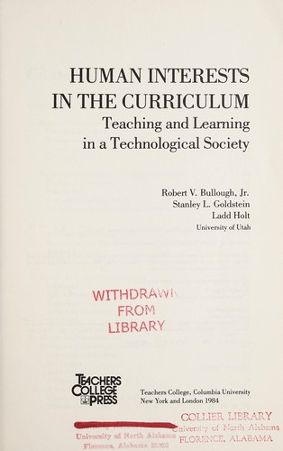 Human interests in the curriculum